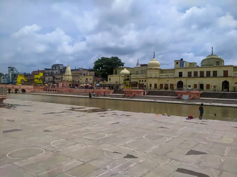 Saryu river ghats at Ayodhya